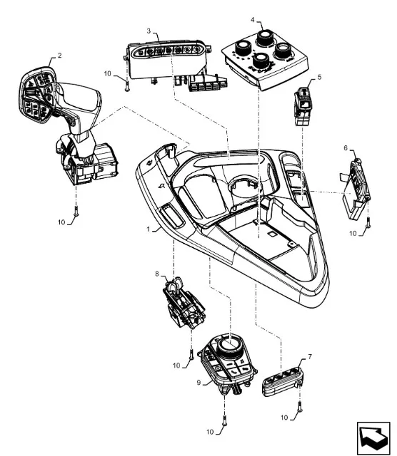 48177947 - панель переключателей